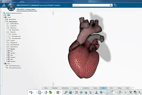 Cœurs personnalisés simulés en 3D : le projet Living Heart de Dassault Systèmes accessible dans le cloud