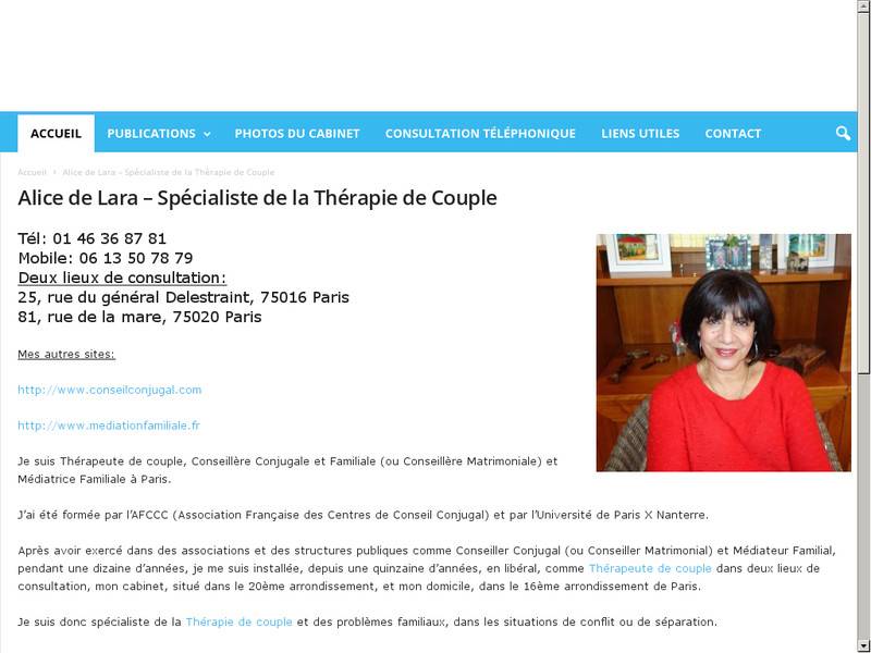 Site sur la thérapie de couple