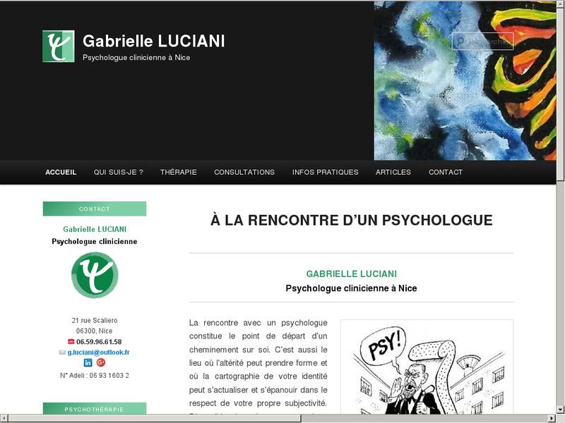 Gabrielle Luciani - Psychologue clinicienne à Nice