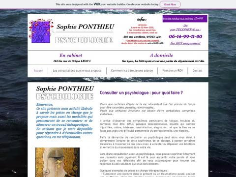 Sophie PONTHIEU Psychologue 