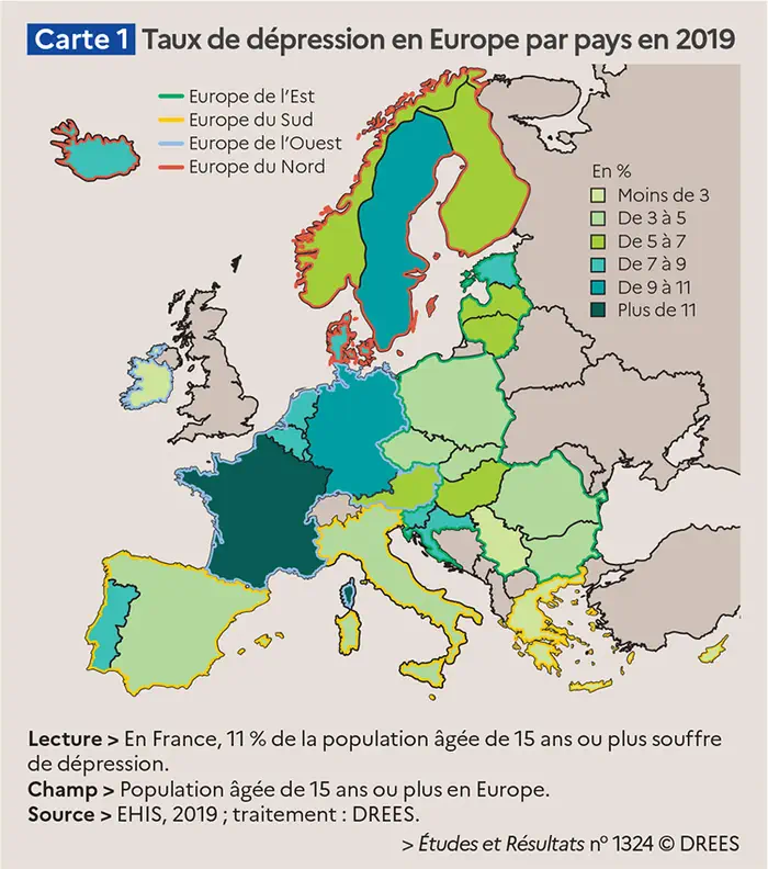 La France, championne européenne de la dépression ?