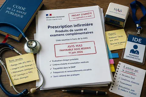 Prescription infirmière : l’avis de la HAS relance le débat sur l’arrêté final